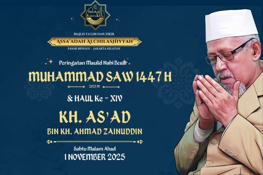 peringatan haul KH. As'ad Zainuddin dan maulid 1447 MTZ Assa'adah Alchilashiyyah